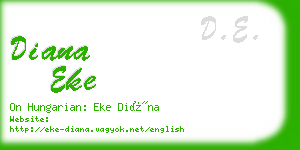 diana eke business card